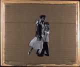 Interracial Couple by Mike Cloud contemporary artwork painting photography print works on paper