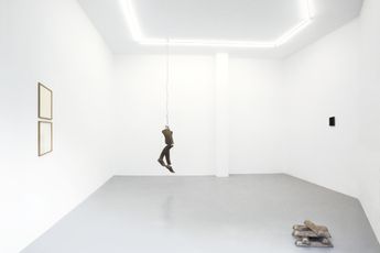 Contemporary art exhibition Johannes Wald Giovanni Bosco at Rolando Anselmi Rome Italy