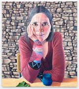 Rosa Luxemburg as Sigrid Hackenberg y Almansa by Robin Lowe contemporary artwork painting