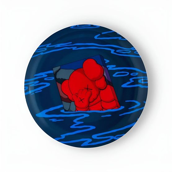 Untitled Artist plate Project by KAWS contemporary artwork Design