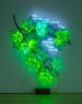 Ecofeminist Sycamore Branches The Earth Does Not Belong to Us We Belong to the Earth by Andrea Bowers contemporary artwork sculpture