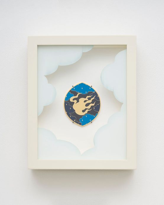 Lotus Medal by Noritaka Tatehana contemporary artwork Painting