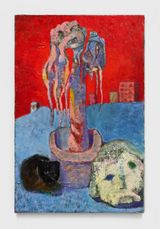 Potted plant by Qiu Xiaofei contemporary artwork painting