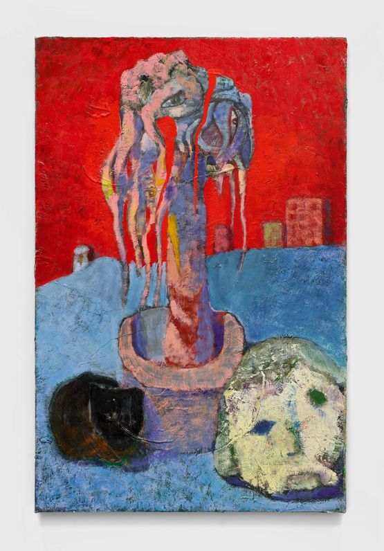 Potted plant by Qiu Xiaofei contemporary artwork Painting