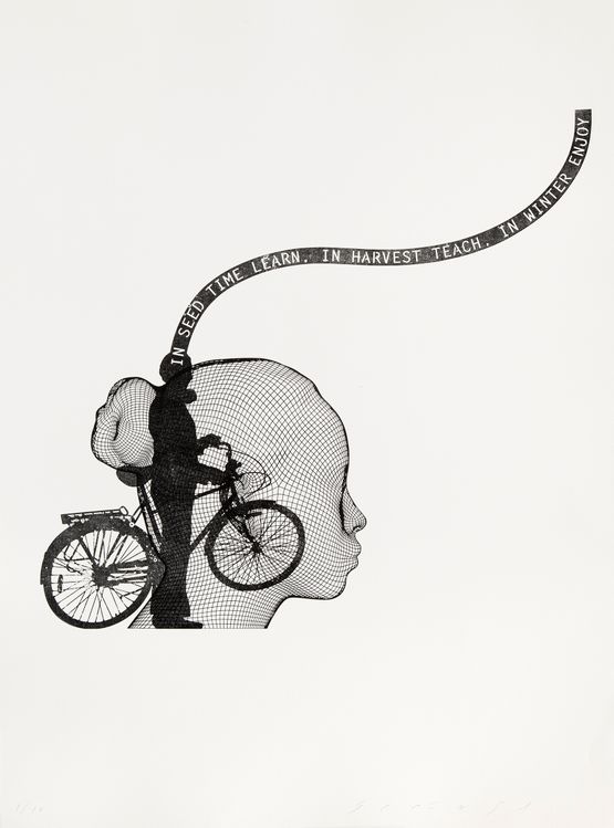 SUITE DU TEMPS VII by Jaume Plensa contemporary artwork Print