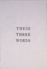 English Words by The Estate of Jiro Takamatsu contemporary artwork print