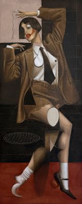 Slipping Out by Jean-pierre Villafane contemporary artwork painting