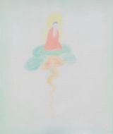 Bodhisattva by Wu Yi contemporary artwork painting works on paper