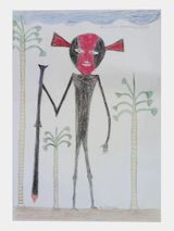 Ajambu by Kuiara Kamaiura contemporary artwork drawing
