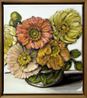 5 Poppy Colibris by Sam Michelle contemporary artwork Painting