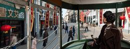 Nanjing Road Tram Ten Thousand Waves by Isaac Julien contemporary artwork Moving Image