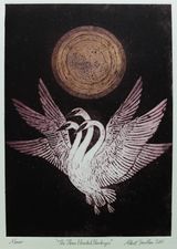 The Three Headed Harbinger 2 by Albert Yonathan Setyawan contemporary artwork print