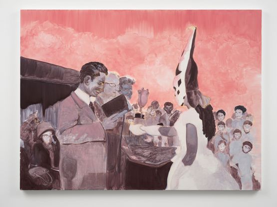 The delegation by Ravelle Pillay contemporary artwork Painting
