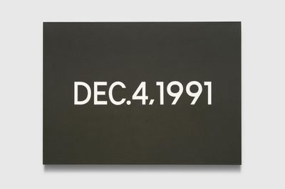 For On Kawara It Was a Productive Day