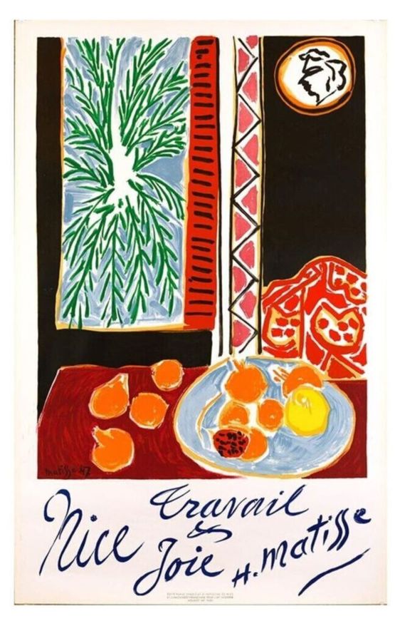 Henri Matisse Nice Travail  Joie by Henri Matisse contemporary artwork Print