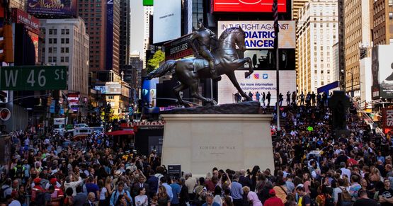 Rumors of War by Kehinde Wiley contemporary artwork Sculpture
