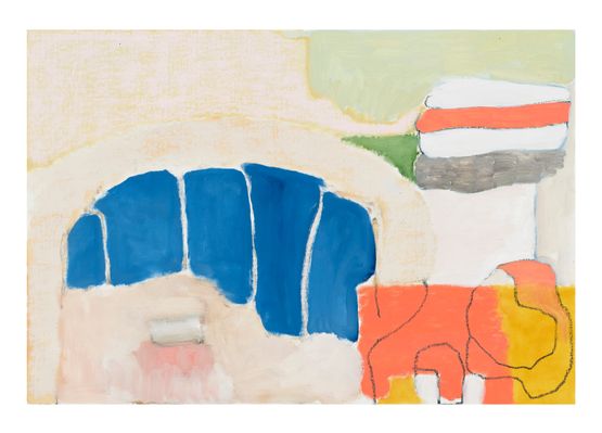 Blue Circus by Terrell James contemporary artwork Painting