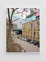 Travertinsaulen Recyclingpark Neckartal Parkplatz by Annette Kelm contemporary artwork photography