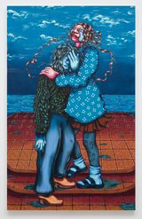 Kids Will Carry by Zoe Blue M. contemporary artwork painting