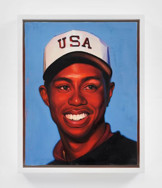Tiger Woods by Sam Mckinniss contemporary artwork Painting