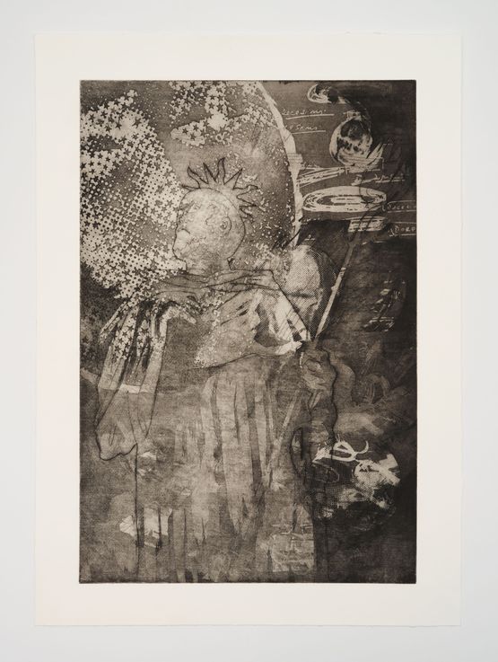 Gaze Instead on the Circles Most Remote by Tammy Nguyen contemporary artwork Works on Paper