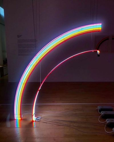Billy Apples Neon Rainbows Make Their London Debut