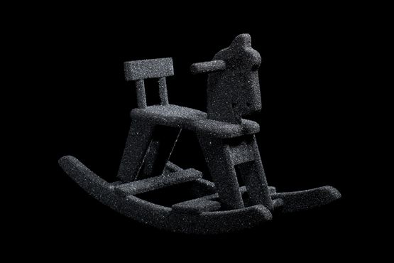 Particle-Rocking Horse by Kohei Nawa contemporary artwork Sculpture