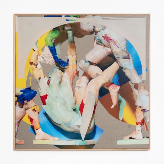 La Danse de Merion Virtual mix II after Matisse by Matthew Stone contemporary artwork Painting