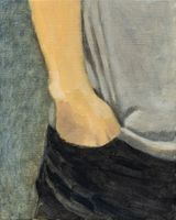 Hand in the Pocket by Miho Ichise contemporary artwork painting