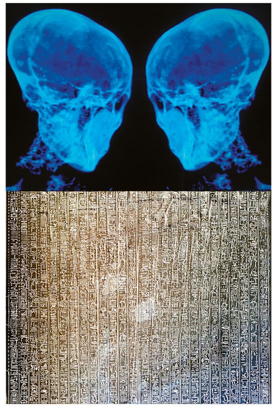 Aten by Terry Adkins contemporary artwork Works on Paper