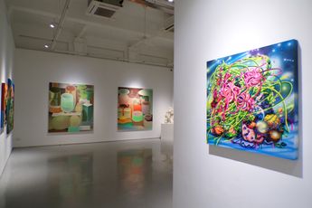 Contemporary art exhibition Eunjeong Choi Roh Gippeum The Poetics Of Silence at The Columns Gallery Singapore