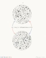 603 a of b and b of a by Tomas Schmit contemporary artwork drawing painting sculpture works on paper