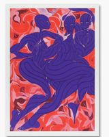 Violet Dance by Tunji Adeniyi-Jones contemporary artwork print