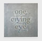 one crying eye. 5 by Ricci Albenda contemporary artwork mixed media