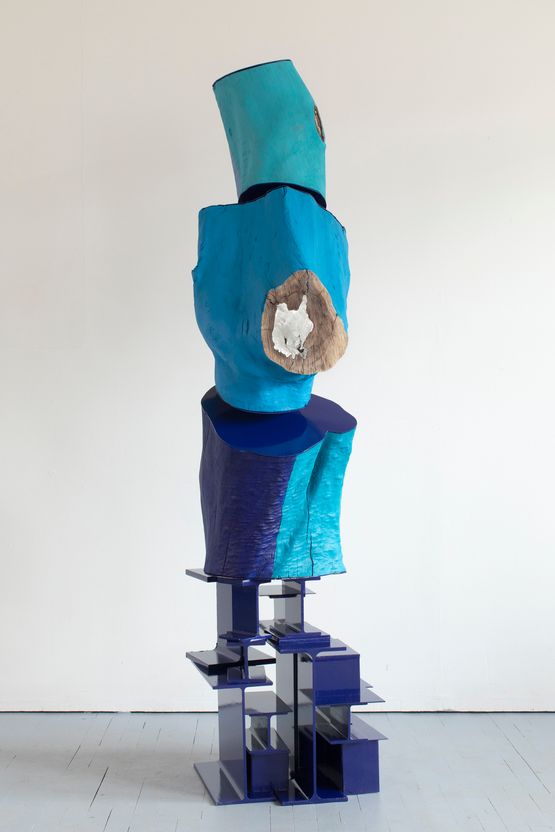 Inhaled a Blue Moon by Arlene Shechet contemporary artwork Sculpture