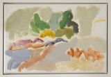 By the Lake by Rebecca Hasselman contemporary artwork painting works on paper