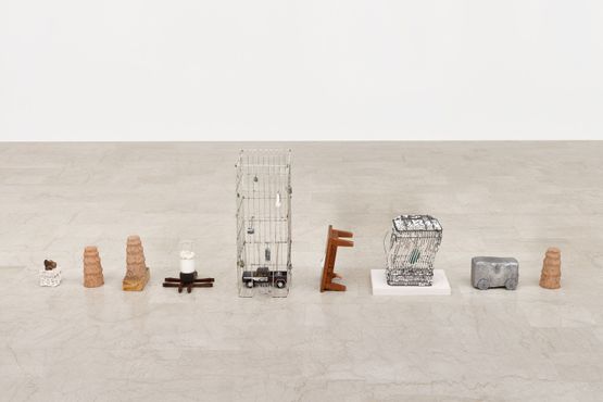 Untitled 3 Pieces by He Xiangyu contemporary artwork Sculpture