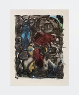 Fine Ants Black Out by Eddie Martinez contemporary artwork print