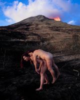 Carry Elvira Facing Down by Marina Abramovic contemporary artwork photography sculpture