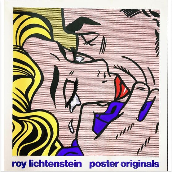 Kiss by Roy Lichtenstein contemporary artwork Works on Paper
