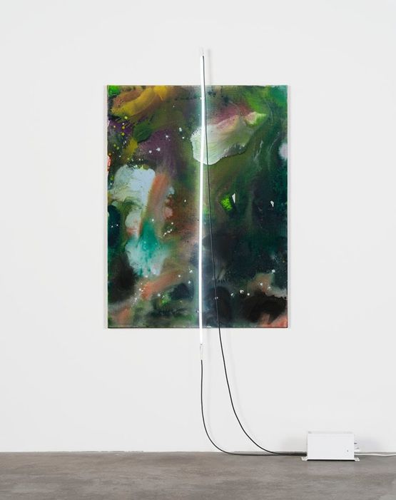 Night View by Mary Weatherford contemporary artwork Painting