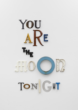 YOU ARE THE MOON TONIGHT by Jack Pierson contemporary artwork sculpture