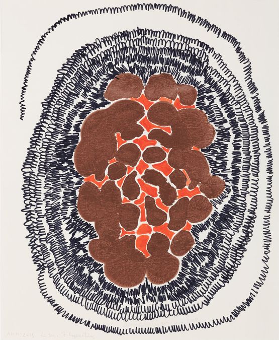Untitled from Filogeneticos Phylogenetics series by Anna Maria Maiolino contemporary artwork Painting