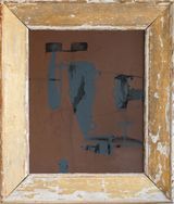 San Gennaro Brown and Grey II by James Brown contemporary artwork mixed media painting