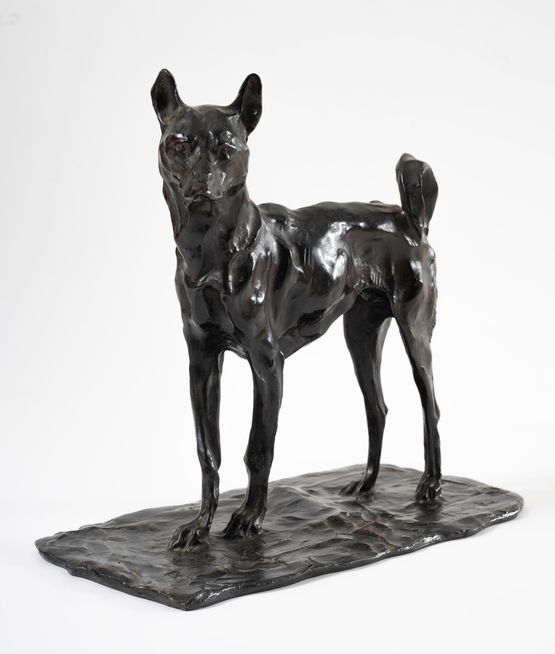 Chien dAnnam by Rembrandt Bugatti contemporary artwork Sculpture