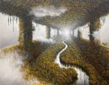 The trip to Kassel by Ruben Fuentes contemporary artwork painting works on paper