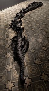 Grieving and Mycelium II by Pakkiyarajah Pushpakanthan contemporary artwork painting textile