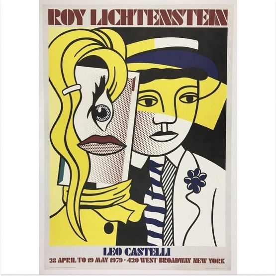 Stepping Out West Broadway by Roy Lichtenstein contemporary artwork Print