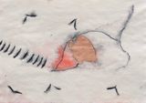 From the Dead Reckoning to Her Folds series by Iz Oztat contemporary artwork painting works on paper