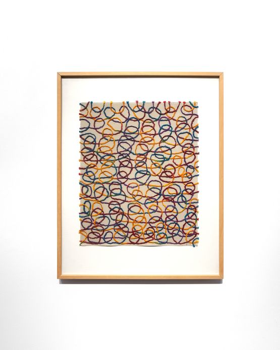 Ringelreih by Beat Zoderer contemporary artwork Textile